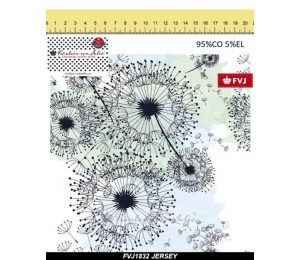 Jersey - Fräulein v. Julie Boho Pusteblume